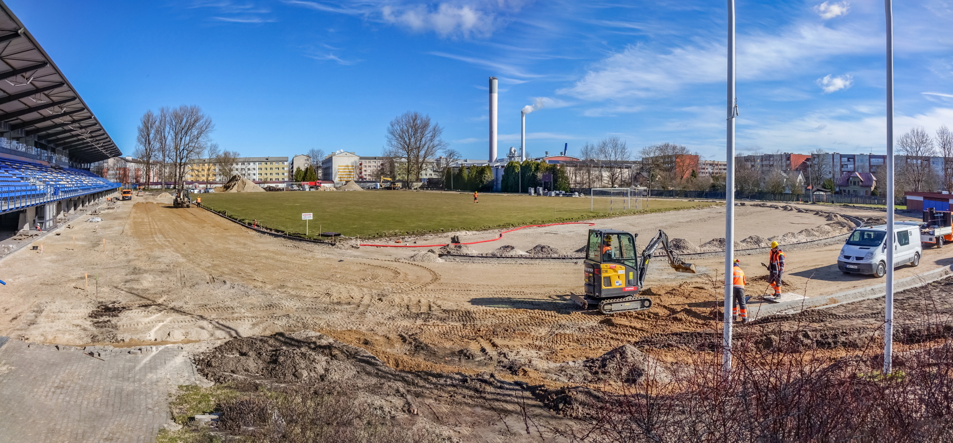 Stadiona Rags Vieglatlētikas stadiona rekonstrukcija aprīlī - Ventspils